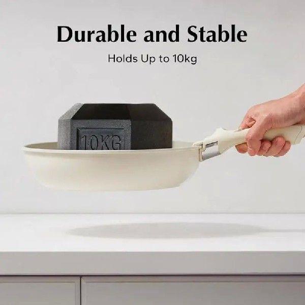 Frying Pan Detachable Handle Country Kitchen Removable