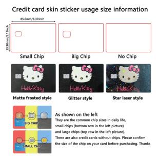Cartoon Hello Kitty Credit Card Skin Stickers for VISA Bank