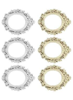 6 Pcs Vintage Decor Simulation Photo Frame Accessories Goth