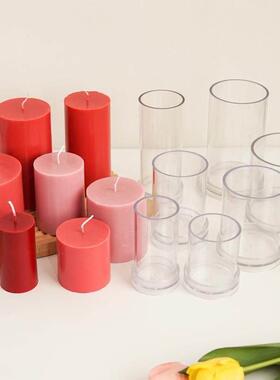 Large 3D Flat Top Cylindrical Candle Mold Handmade Candle Ma