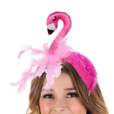 Funny Flamingo Headpiece Hair Hoop Headband Birthday Party C