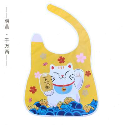 防溅油围兜卡通防污防水保护衣服围裙溅油滴火锅龙虾防脏口水巾