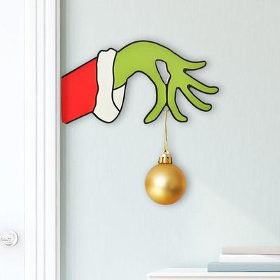 Christmas Decoration Wooden Door Hanging Doorplate Christmas