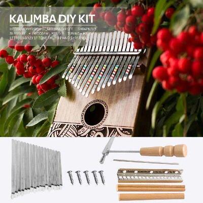17 Keys Kalimba DIY Parts Key Thumb Piano Bridge Tuning