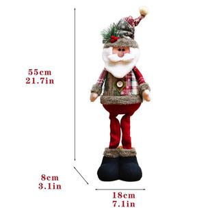 Christmas Snowman Decorative Reindeer Dolls 3PCS