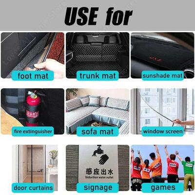 1M Strong Self Adhesive Hook and Loop Magic Fastener Tapes D