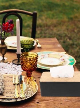 Tissue Storage Box Tissues Boxes Paper Towel Retro Decor