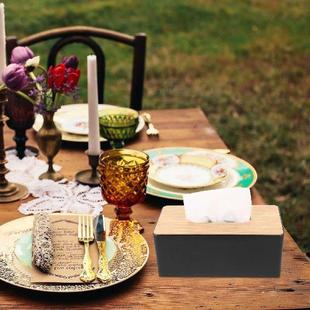 Tissue Storage Box Tissues Boxes Paper Towel Retro Decor