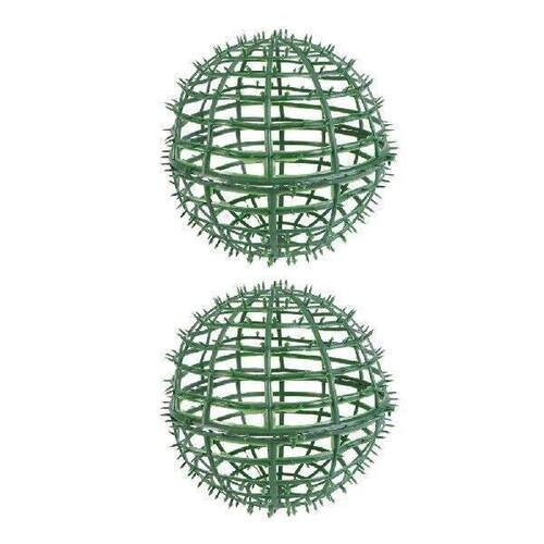 2pcs Flower Arrangement Frame Grass Ball Shelf Decorative
