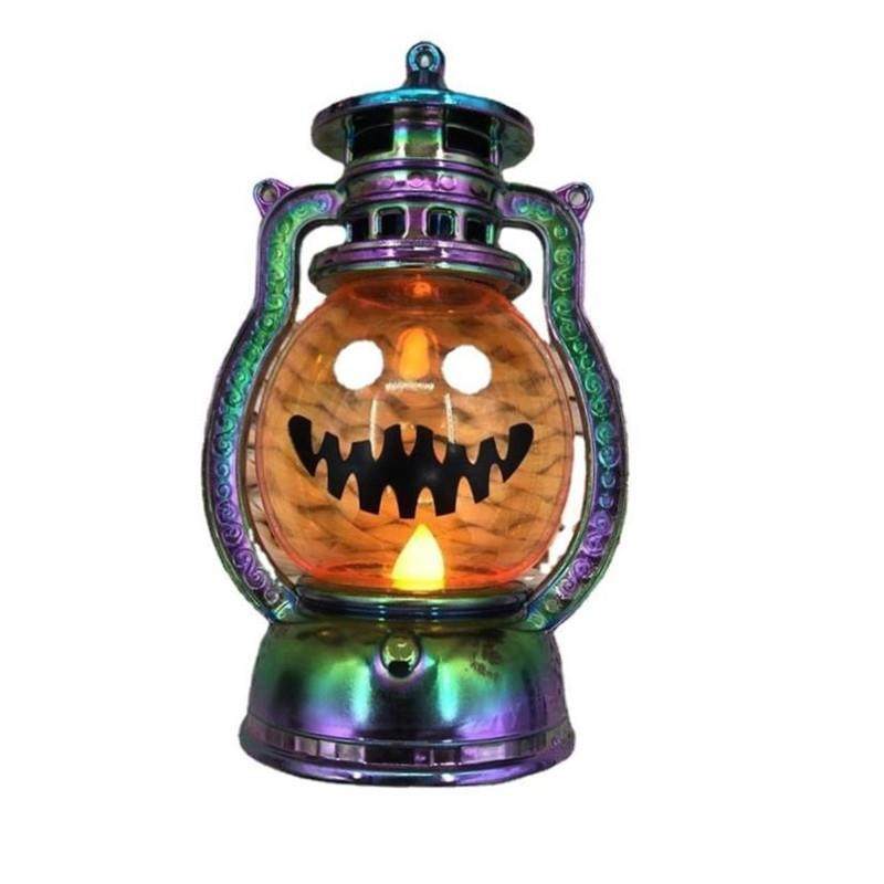 Halloween decorations pumpkin electronic candle hand light
