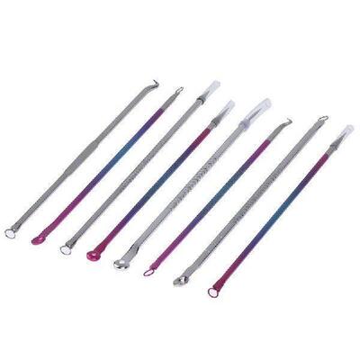 4PCS Stainless Steel Blackhead Comedone Kit Acne Extractor