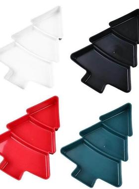 Christmas Tree Fruit Plate Marry Christmas Party Decorations