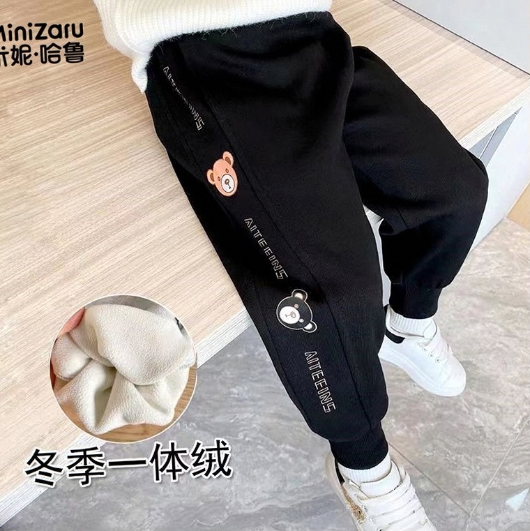 女裤中小运动裤长裤潮子春秋款儿秋季宝.宝卫裤外穿