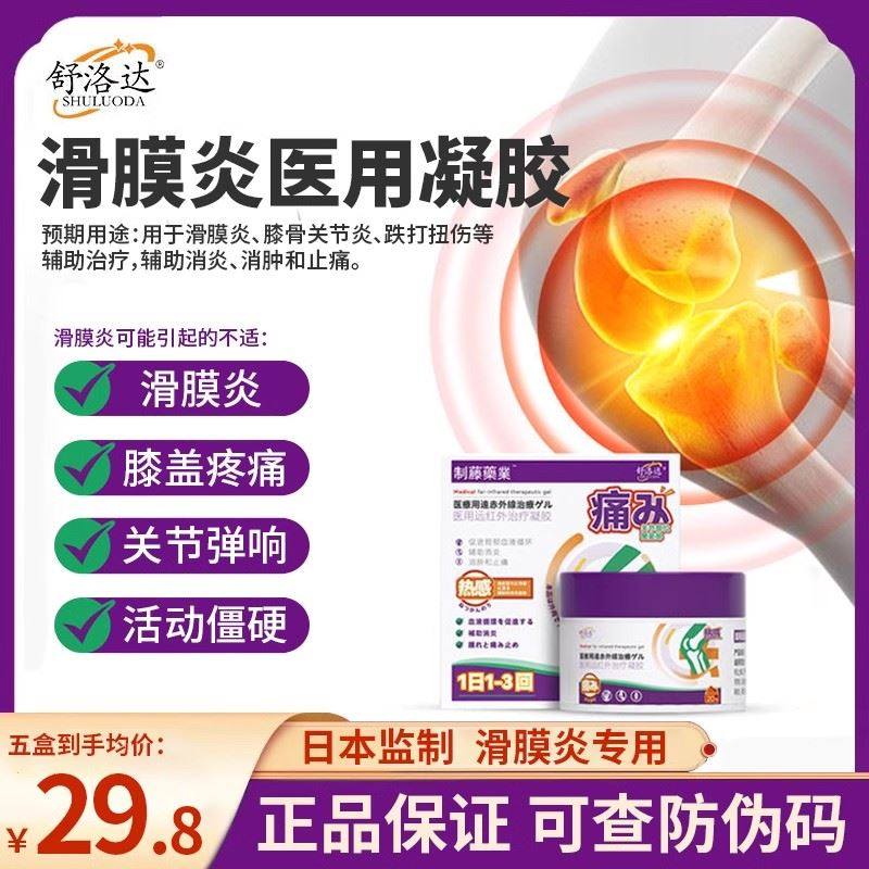 舒洛达医用远红外治疗凝胶痛风冷敷凝胶滑膜炎腱鞘炎辅助治疗