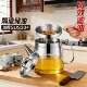 不锈钢油壶家用储油罐厨房滤油渣多功能过滤倒油淋油瓶防漏安士壶