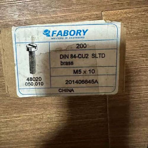 议价}FORY进口螺丝M5X10工程剩件