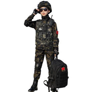 儿童迷彩套装春季长袖军训服小孩男童特种兵服装六一儿童表演服装