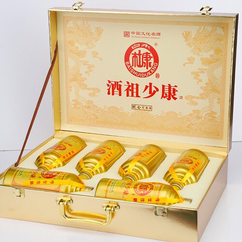 白水杜康酒祖少康匠心V88酒6*500ml浓香型