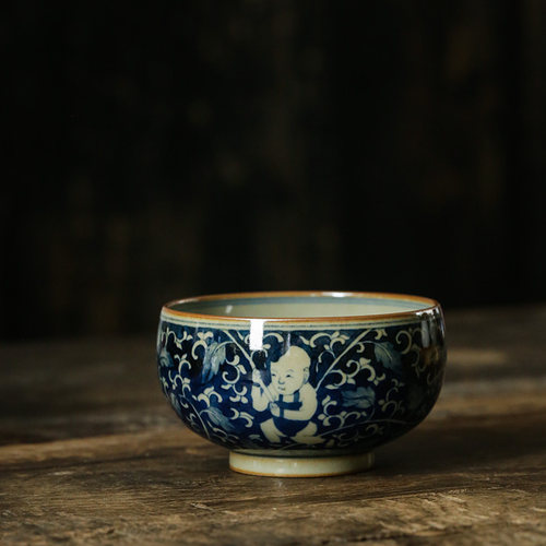 景德镇手绘品茗杯功夫茶具