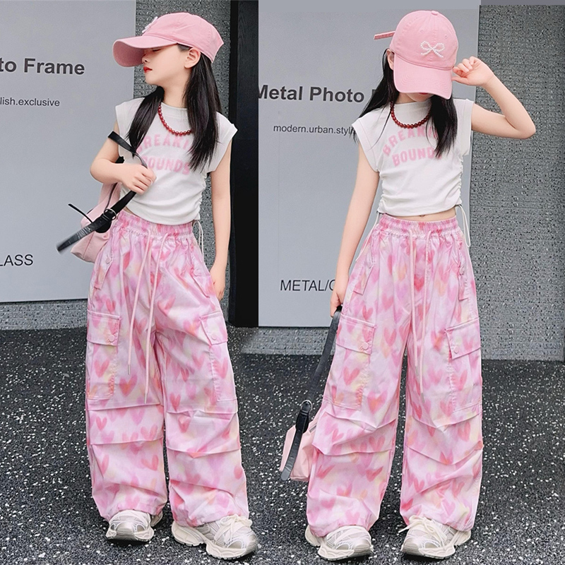女童嘻哈爵士舞服装时髦演出服