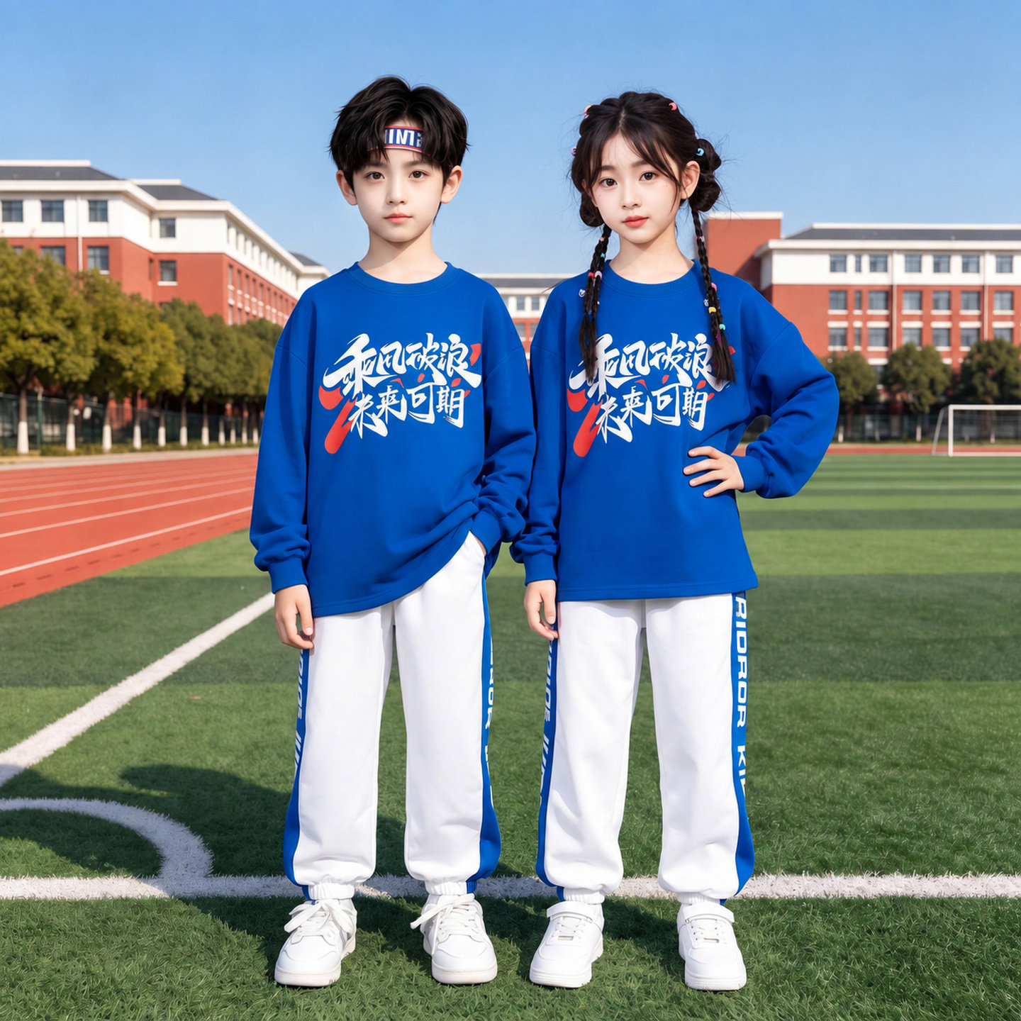 儿童啦啦队演出服秋季小学生运动会开幕式团体服装大合唱班服套装