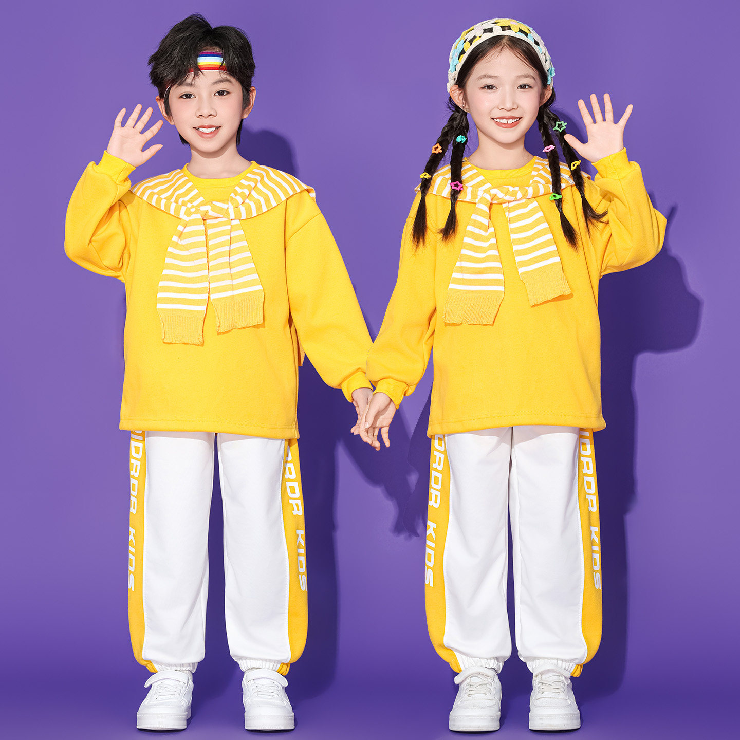 秋季小学生运动会开幕式服装儿童啦啦队表演服幼儿园团体班服套装
