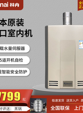 Rinnai/林内REU-A2024/A2426WFD日本进口燃气热水器防冻室内16升