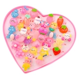 Детское кольцо для принцессы, бриллиантовое ювелирное украшение, «Холодное сердце», с драгоценным камнем