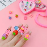 Детское кольцо для принцессы, бриллиантовое ювелирное украшение, «Холодное сердце», с драгоценным камнем