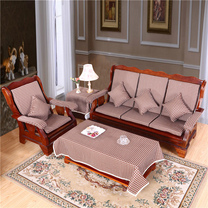 单个实木椅子沙发春秋椅木质红木凳子老式座冬季防滑