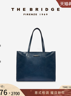 The Bridge/桥牌 新品 MIRRA系列女士纯牛皮休闲通勤手提包托特包