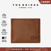 Bridge 桥牌 微瑕特卖 The 手工牛皮男士 零钱包复古真皮钥匙包