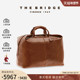 The Bridge 桥牌手工牛皮植鞣工艺大号容量男旅行复古手提行李袋