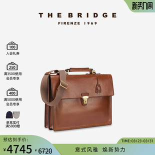 Bridge 经典 桥牌STOUO系列 手工牛皮男士 公文包 植鞣工艺 The