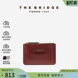 植鞣工艺 桥牌FIONA系列女手工牛皮 多功能卡包钱包 Bridge The