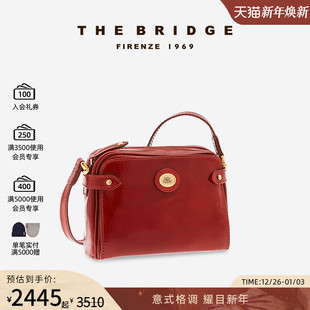 单肩包女简约时尚 The 圣诞礼物 桥牌手工牛皮 斜挎包 Bridge