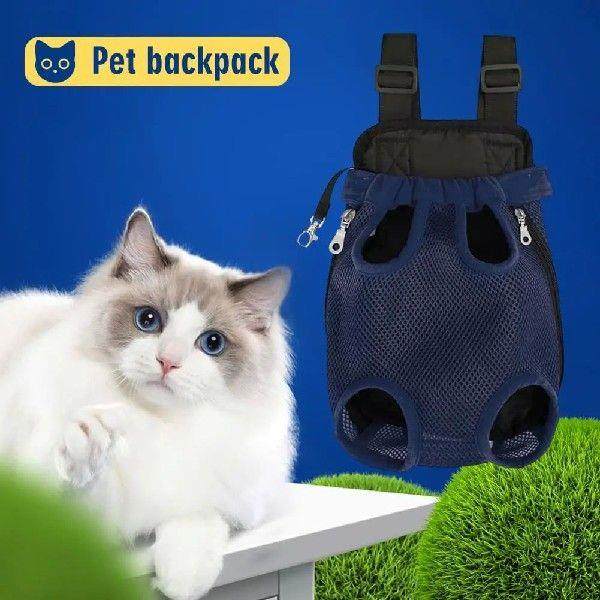 Cat Backpack for Walking Adjustable Pet Carrier Backpack