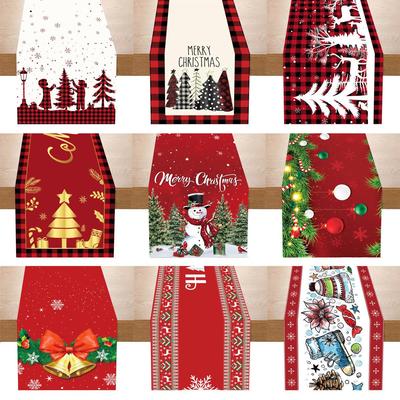 Christmas Table Runner Merry Christmas Decorations For Home