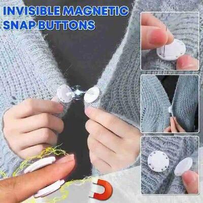 Magnetic Snaps Buttons Sewing Supplies Magnet Stone Bag