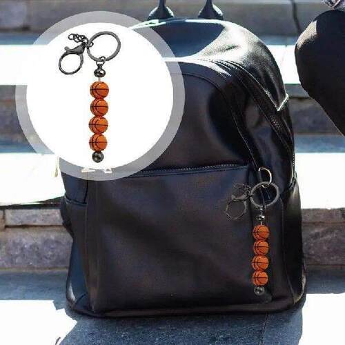 Bag Charm Keychain Charm For Bag With Sport-Style Ball