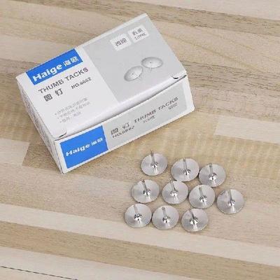 80Pcs/Box Metal Thumb Tack Office Supplies Push Pin Scene