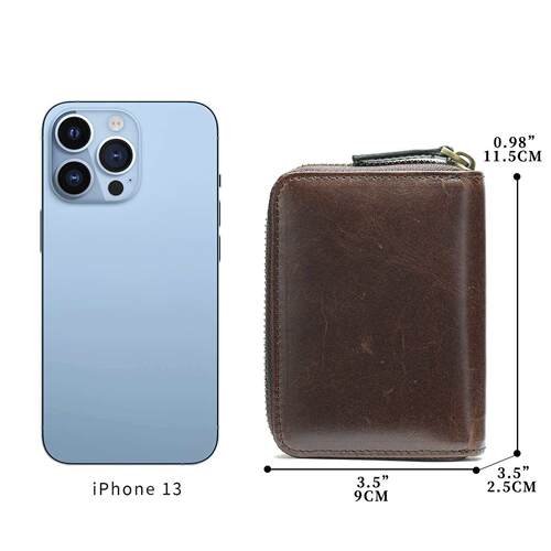 Marent Genuine Leather Small Coin Purse Coin Bag Top Layer C