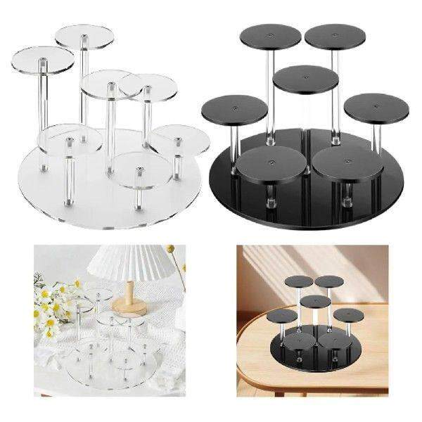 Acrylic Display Riser Stand Gift Cupcake Rack for Dessert