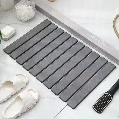 Foldable Diatomite Drying Mat for Dishes Non-Slip Kitchen
