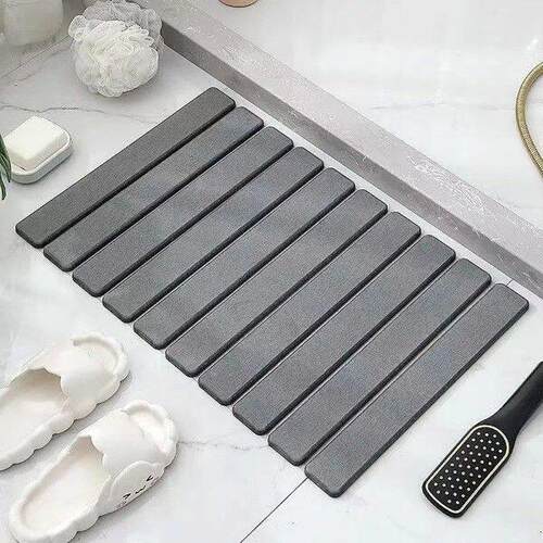 Foldable Diatomite Drying Mat for Dishes Non-Slip Kitchen