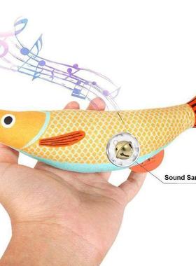 Cat Toy Catnip 3D Simulation Fish Goldfish Kitten Toys Pillo