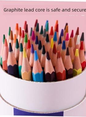 colour pencil painting students use 48 colour pencils with a
