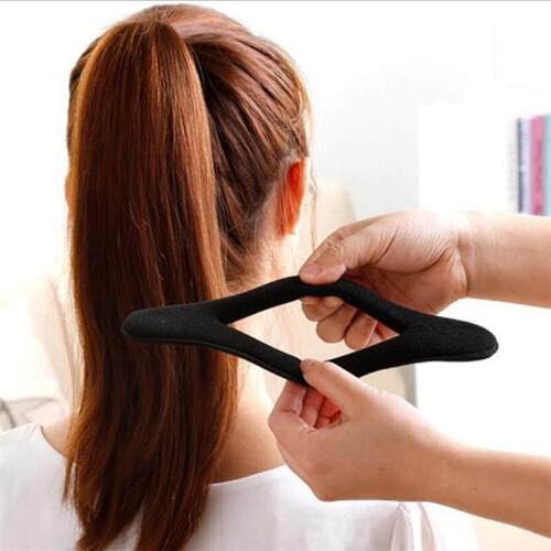 Multi size Sponge Black air Styling Donut Bun Cler Maker