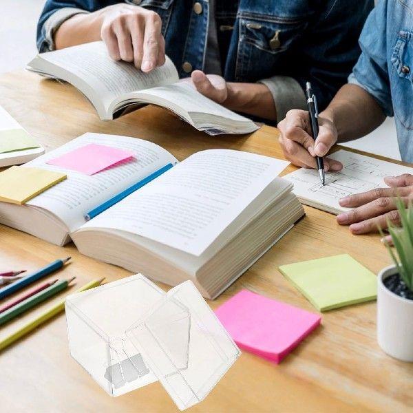 12pcs Square Case Container Transparent Gift Boxes Upper