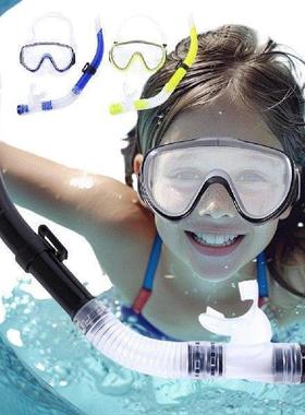Diving Mask & Snorkel Set Adjustable Dry Snorkel Set